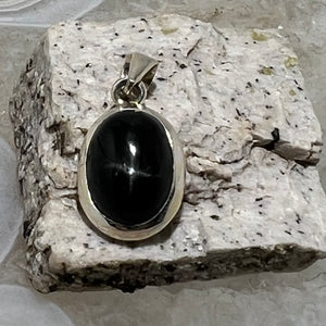 Black Star Diopside Simple Pendant
