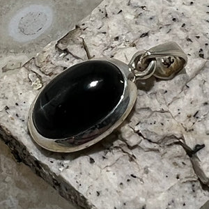 Black Star Diopside Simple Pendant