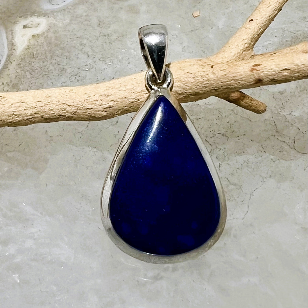 Lapis Lazuli Teardrop Cabochon Pendant