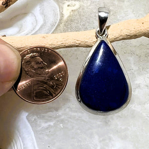 Lapis Lazuli Teardrop Cabochon Pendant