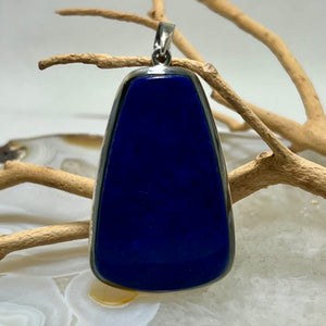 Lapis Lazuli Cabochon Trapezoid Pendant