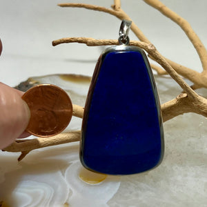 Lapis Lazuli Cabochon Trapezoid Pendant