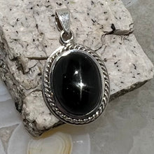 Load image into Gallery viewer, Black Star Diopside Rope Bezel Set Pendant
