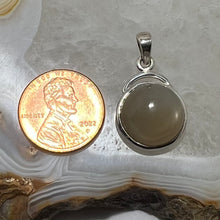 Load image into Gallery viewer, Moonstone Cabochon Round Pendant
