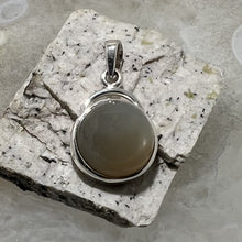 Load image into Gallery viewer, Moonstone Cabochon Round Pendant
