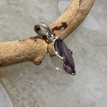Load image into Gallery viewer, Amethyst Prong Set Marquis Cut Pendant
