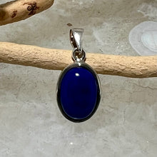Load image into Gallery viewer, Lapis Lazuli Delicate Oval Cabochon Pendant
