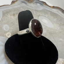 Load image into Gallery viewer, Pink Tourmaline Oval Cabochon Ring (Size 7.5)
