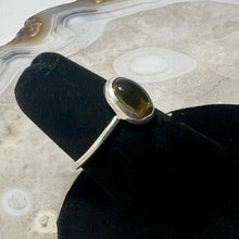 Load image into Gallery viewer, Pink Tourmaline Oval Cabochon Bezel Set Ring (Size 6)
