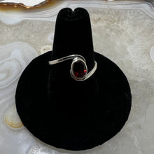 Load image into Gallery viewer, Garnet Oval Faceted Ring (Size 8)
