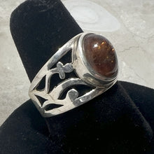 Load image into Gallery viewer, Pink Tourmaline Cabochon Oval Bezel Set Ring (Size 8)
