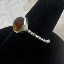 Load image into Gallery viewer, Pink Tourmaline Round Cabochon Rope Band Ring (Size 8)
