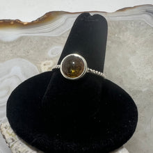 Load image into Gallery viewer, Pink Tourmaline Round Cabochon Rope Band Ring (Size 8)
