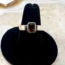 Load image into Gallery viewer, Pink Tourmaline Faceted Bezel Set Ring (Size 8)

