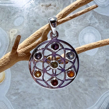 Load image into Gallery viewer, Sterling Silver Seed of Life Pendant
