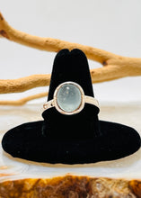 Load image into Gallery viewer, Aquamarine Cabochon Ring (Size 9.5)
