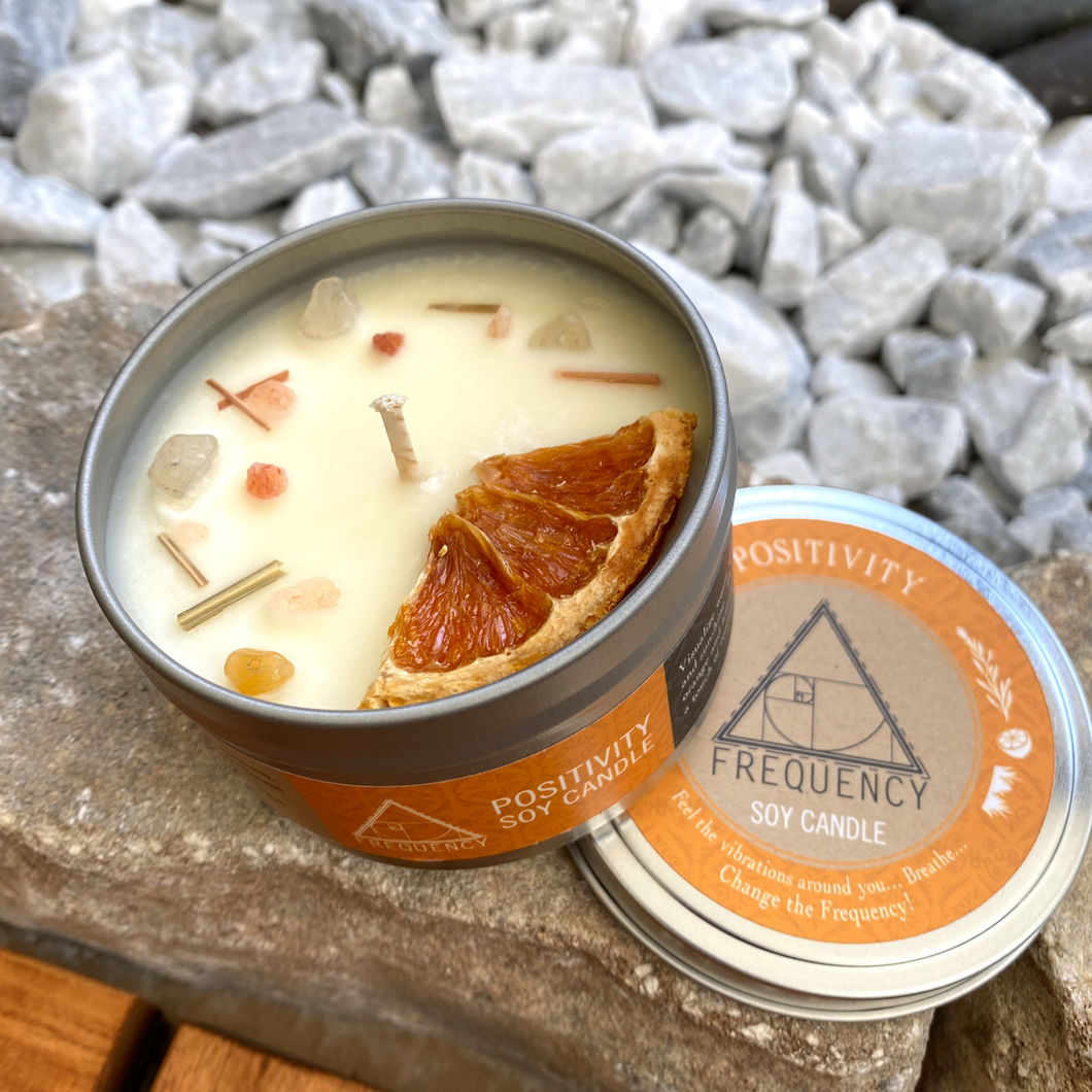 Positivity Crystal Soy Candle