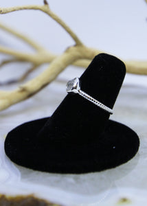Herkimer Diamond Raw Ring Irregular* (All Sizes)