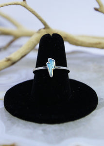 Arizona Turquoise Lightening Bolt Ring (All Sizes)