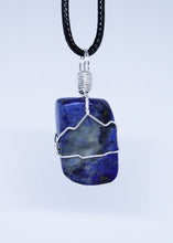 Load image into Gallery viewer, Lapis Lazuli Wire Wrapped Pendant

