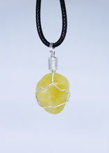 Load image into Gallery viewer, Orange Calcite Wire Wrapped Pendant
