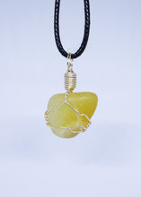 Load image into Gallery viewer, Orange Calcite Wire Wrapped Pendant
