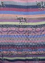 Load image into Gallery viewer, Purple Striped Elephant Tapestry
